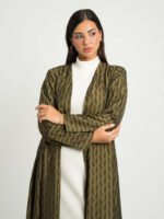 ⁦عباية نص كلوش أنغام الزيتون⁩ - الصورة ⁦5⁩