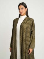 ⁦عباية نص كلوش أنغام الزيتون⁩ - الصورة ⁦6⁩