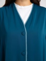 ⁦العباية التنفيذية أزرق أكوا⁩ - الصورة ⁦6⁩