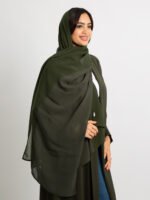 ⁦عباية نص كلوش بكولة زيتي⁩ - الصورة ⁦5⁩