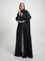 ⁦عباية نص كلوش أوج الليل كحلي⁩ - الصورة ⁦2⁩