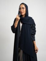 ⁦عباية نص كلوش أوج الليل كحلي⁩ - الصورة ⁦3⁩