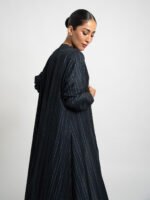 ⁦عباية نص كلوش أوج الليل كحلي⁩ - الصورة ⁦6⁩