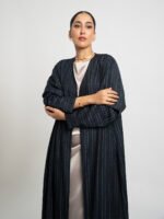 ⁦عباية نص كلوش أوج الليل كحلي⁩ - الصورة ⁦8⁩