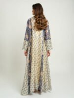 ⁦عباية نص كلوش لازورد كحلي⁩ - الصورة ⁦4⁩