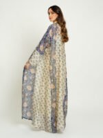 ⁦عباية نص كلوش لازورد كحلي⁩ - الصورة ⁦5⁩