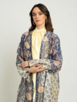 ⁦عباية نص كلوش لازورد كحلي⁩ - الصورة ⁦7⁩