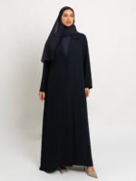 ⁦عباية نص كلوش سوت لف كحلي⁩ - الصورة ⁦8⁩