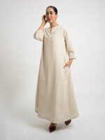 ⁦جلابية نص كلوش ركامة سكري⁩ - الصورة ⁦4⁩