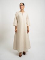 ⁦جلابية نص كلوش ركامة سكري⁩ - الصورة ⁦6⁩