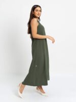 ⁦فستان طويل خفيف بلا أكمام - زيتي⁩ - الصورة ⁦2⁩